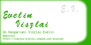 evelin viszlai business card